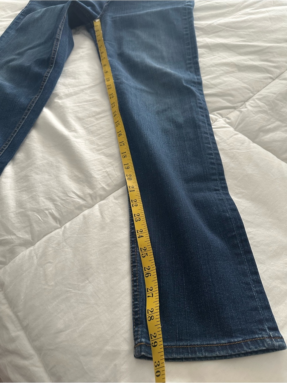 Edison Skinny Jeans in Medium Dark Blue Wash size 32 - Picture 12 of 14